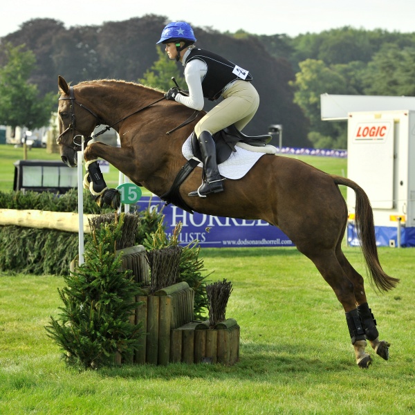 Melanie and Tommy at Blenheim International Horse Trials